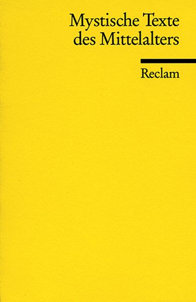 Cover von Mystische Texte des Mittelalters