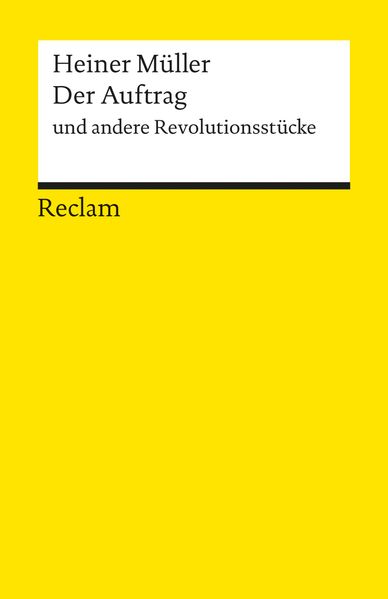 Cover von Der Auftrag und andere Revolutionsstücke