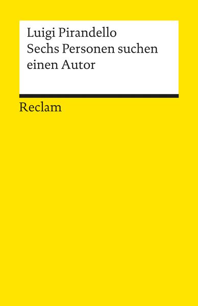 Cover von Sechs Personen suchen einen Autor