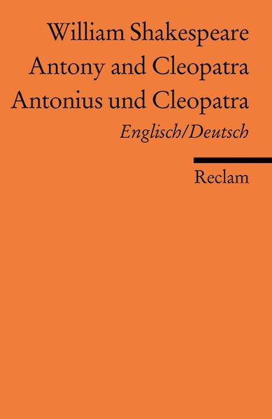 Cover von Antony and Cleopatra /Antonius und Cleopatra