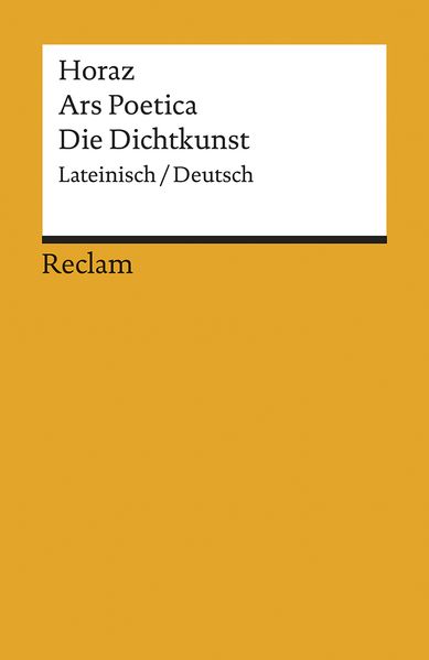 Cover von Ars Poetica / Die Dichtkunst