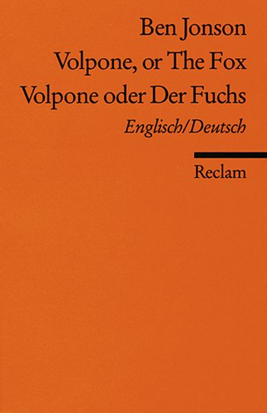 Cover von Volpone or The Fox /Volpone oder Der Fuchs