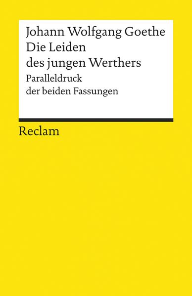 Cover von Die Leiden des jungen Werthers
