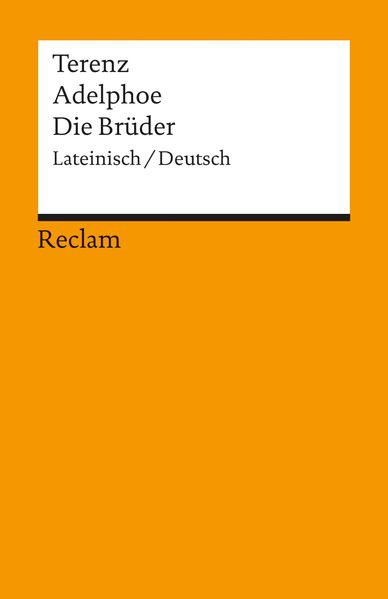 Cover von Adelphoe / Die Brüder