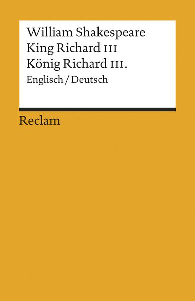 Cover von King Richard III / König Richard III.