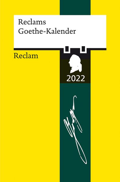 Cover von Reclams Goethe-Kalender 2022
