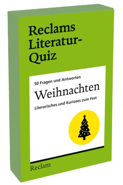 Cover von Weihnachten. Literarisches und Kurioses zum Fest. 50 Fragen und Antworten für Büchermenschen
