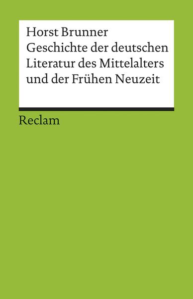 Cover von Geschichte der deutschen Literatur des Mittelalters und der Frühen Neuzeit im Überblick