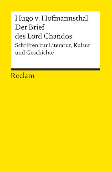 Cover von Der Brief des Lord Chandos