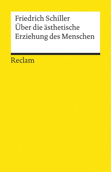 Cover von Ãœber die ästhetische Erziehung des Menschen