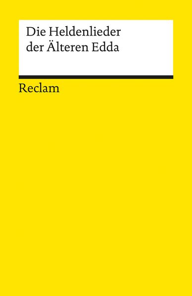 Cover von Die Heldenlieder der Älteren Edda