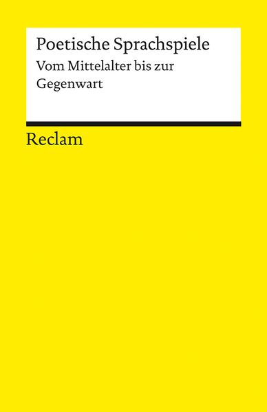 Cover von Poetische Sprachspiele