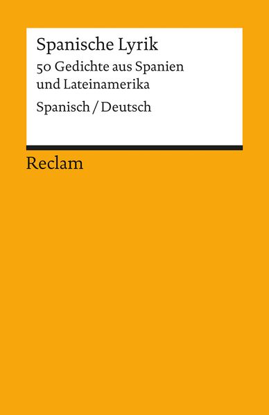Cover von Spanische Lyrik