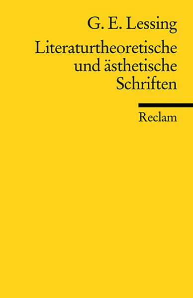 Cover von Literaturtheoretische und ästhetische Schriften