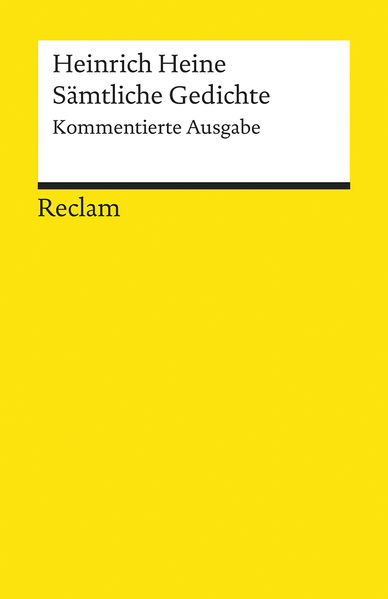 Cover von Sämtliche Gedichte