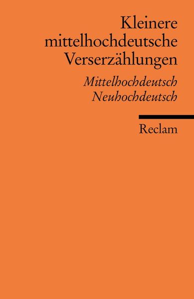 Cover von Kleinere mittelhochdeutsche Verserzählungen