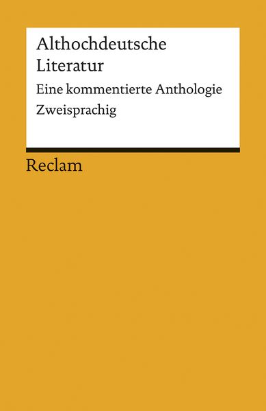 Cover von Althochdeutsche Literatur