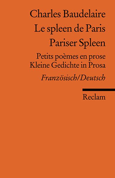 Cover von Le spleen de Paris /Pariser Spleen