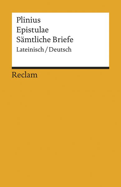 Cover von Epistulae / Sämtliche Briefe