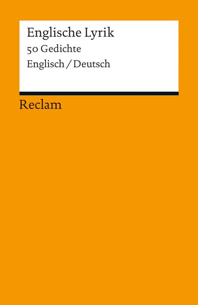 Cover von Englische Lyrik