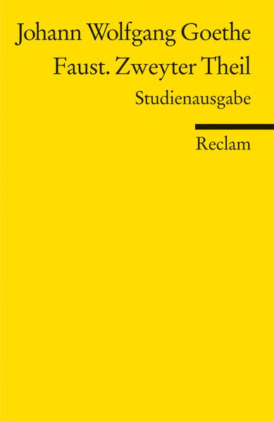 Cover von Faust. Zweyter Theil – Paralipomena
