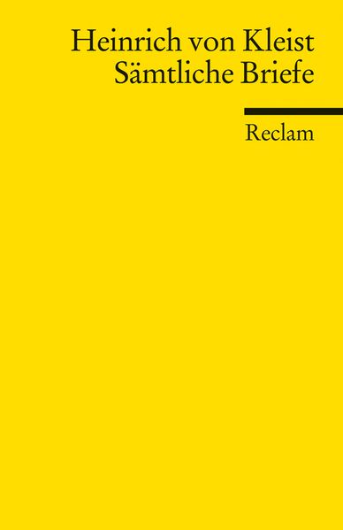 Cover von Sämtliche Briefe