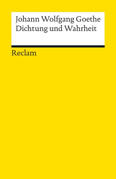 Cover von Dichtung und Wahrheit