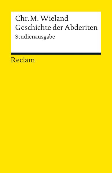 Cover von Geschichte der Abderiten