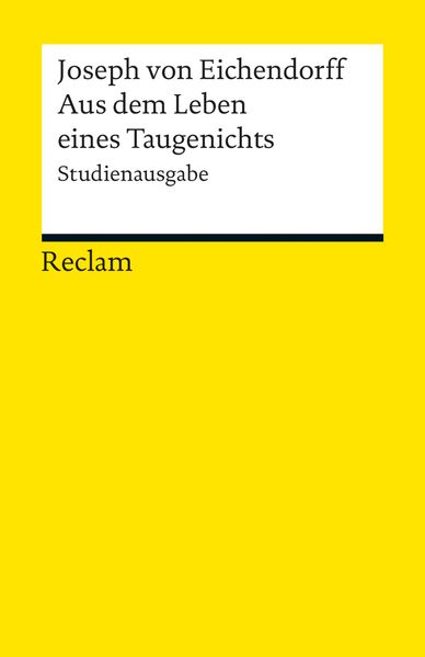 Cover von Aus dem Leben eines Taugenichts