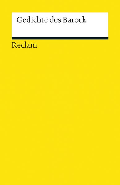 Cover von Gedichte des Barock