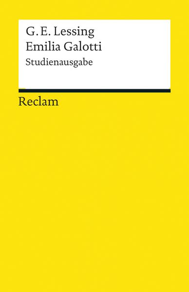 Cover von Emilia Galotti