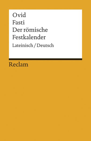 Cover von Fasti / Der römische Festkalender