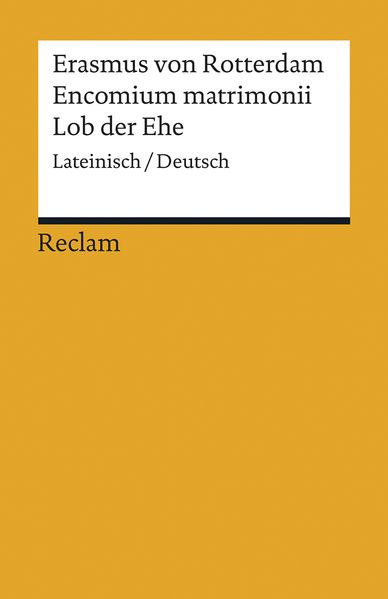 Cover von Encomium matrimonii / Lob der Ehe