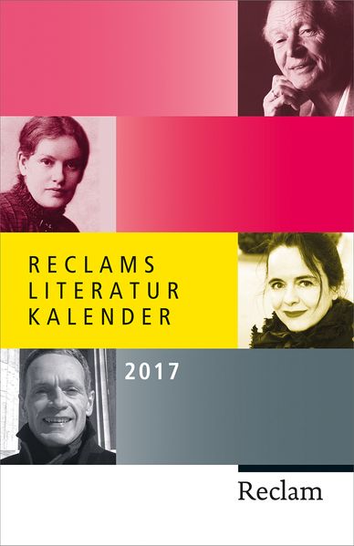 Cover von Reclams Literatur-Kalender 2017