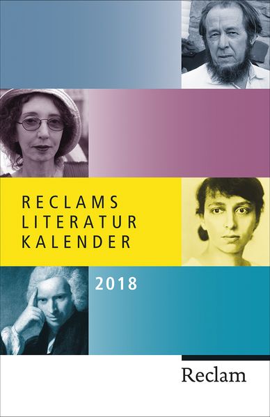Cover von Reclams Literatur-Kalender 2018