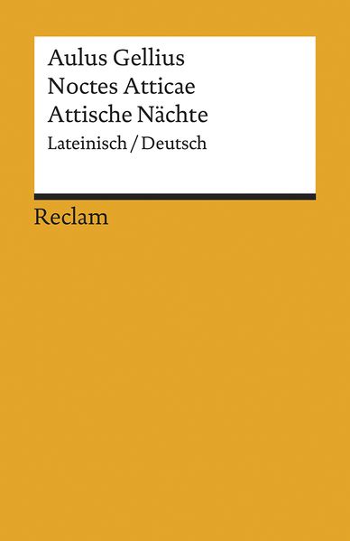 Cover von Noctes Atticae / Attische Nächte