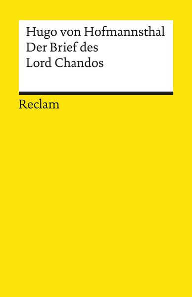 Cover von Der Brief des Lord Chandos