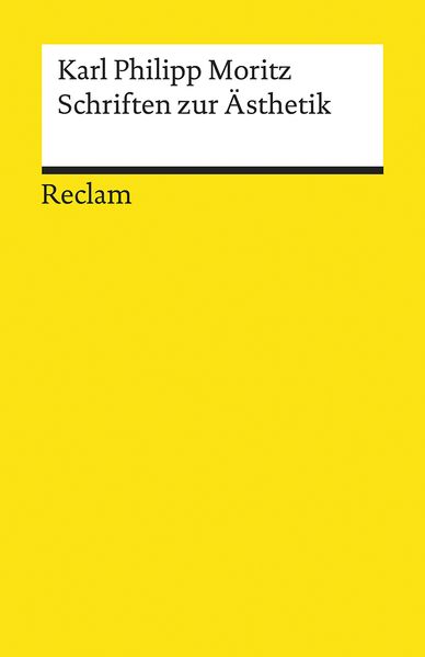 Cover von Schriften zur Ästhetik