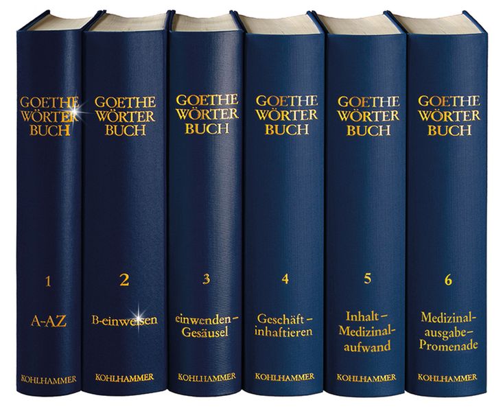 Cover von Goethe Wörterbuch