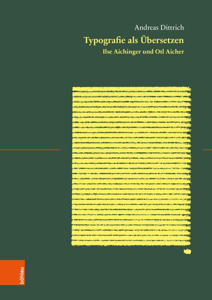 Cover von Typografie als Übersetzen