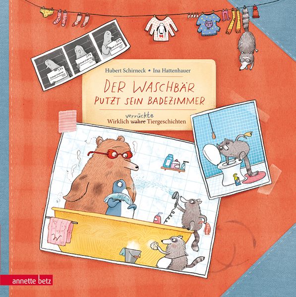 Cover von Der Waschbär putzt sein Badezimmer