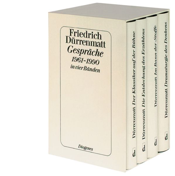 Cover von Gespräche 1961–1990 in vier Bänden in Kassette