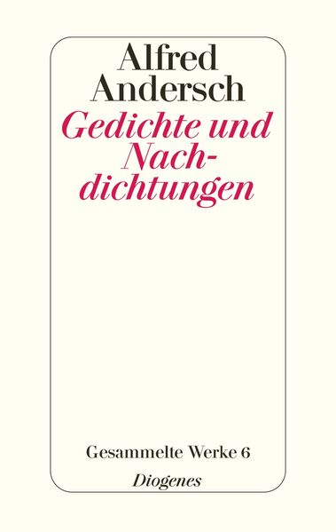 Cover von Gedichte und Nachdichtungen
