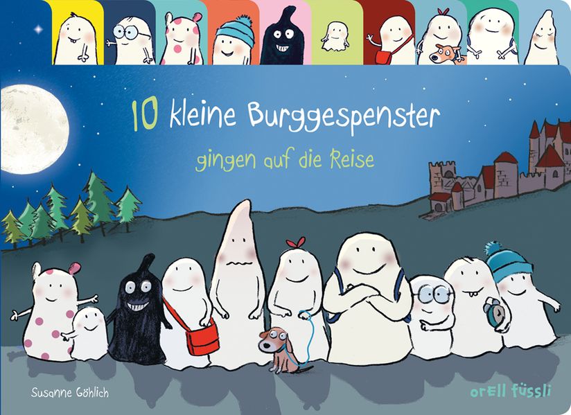 Cover von 10 kleine Burggespenster gingen auf die Reise