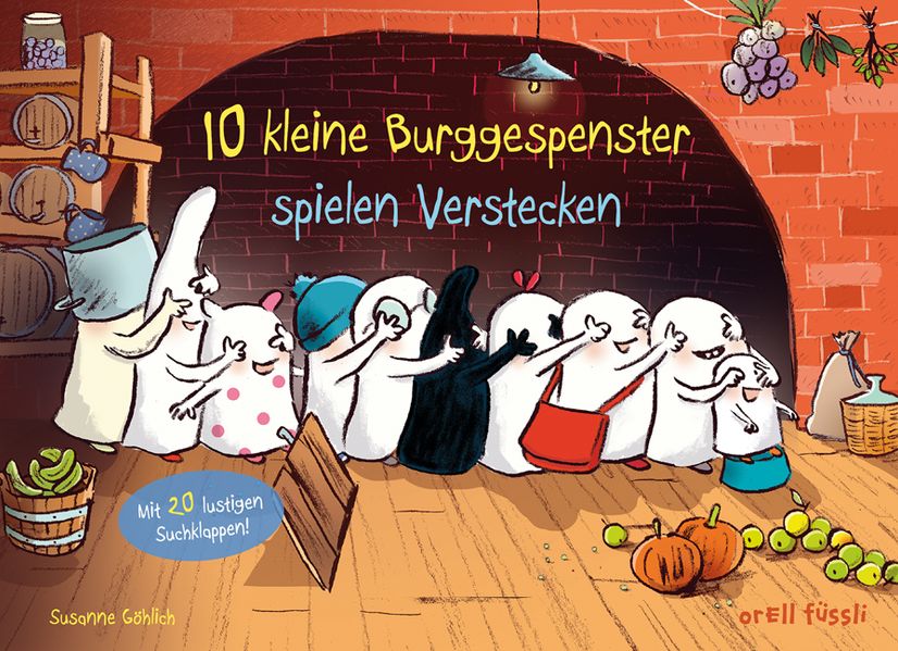 Cover von 10 kleine Burggespenster spielen Verstecken