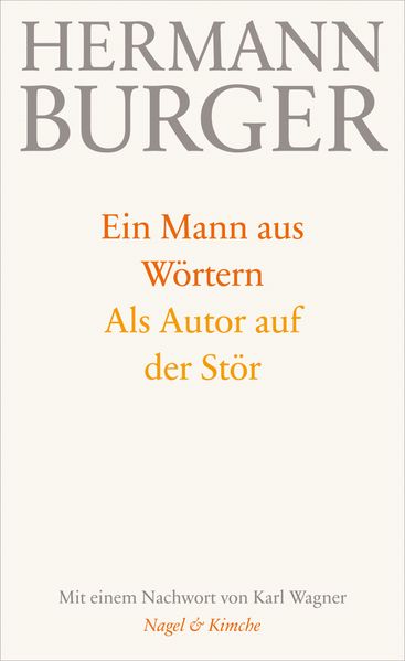 Cover von Ein Mann aus Wörtern. Als Autor auf der Stör