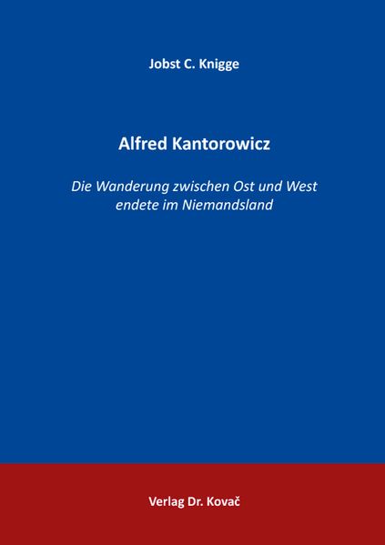 Cover von Alfred Kantorowicz