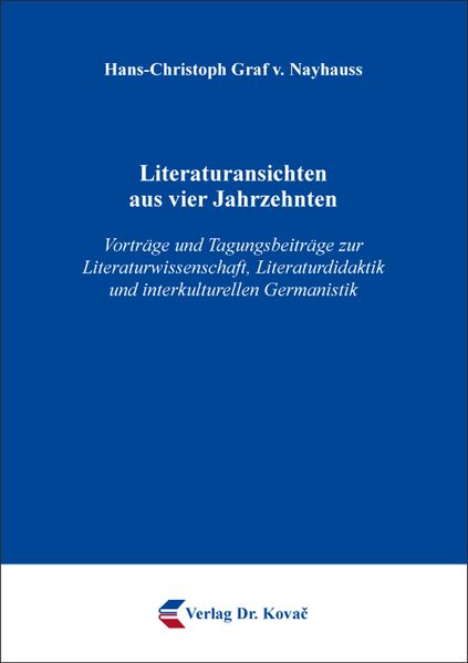 Cover von Literaturansichten aus vier Jahrzehnten