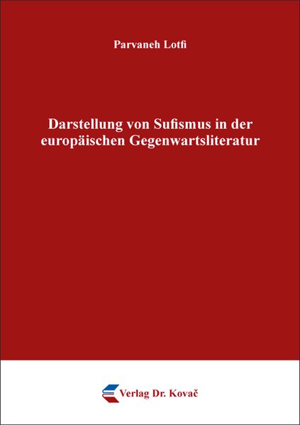 Cover von Darstellung von Sufismus in der europäischen Gegenwartsliteratur