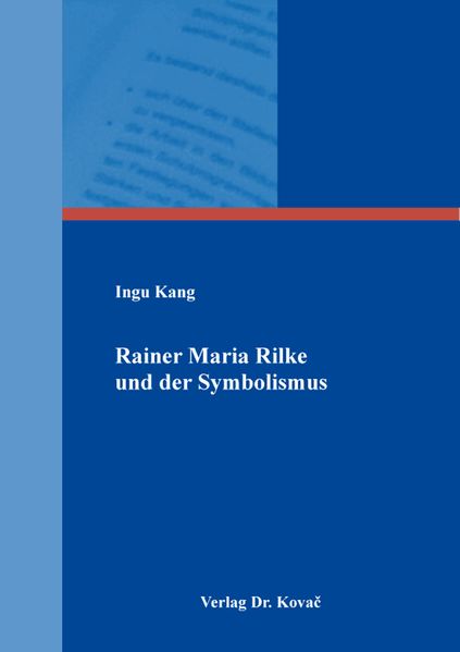 Cover von Rainer Maria Rilke und der Symbolismus